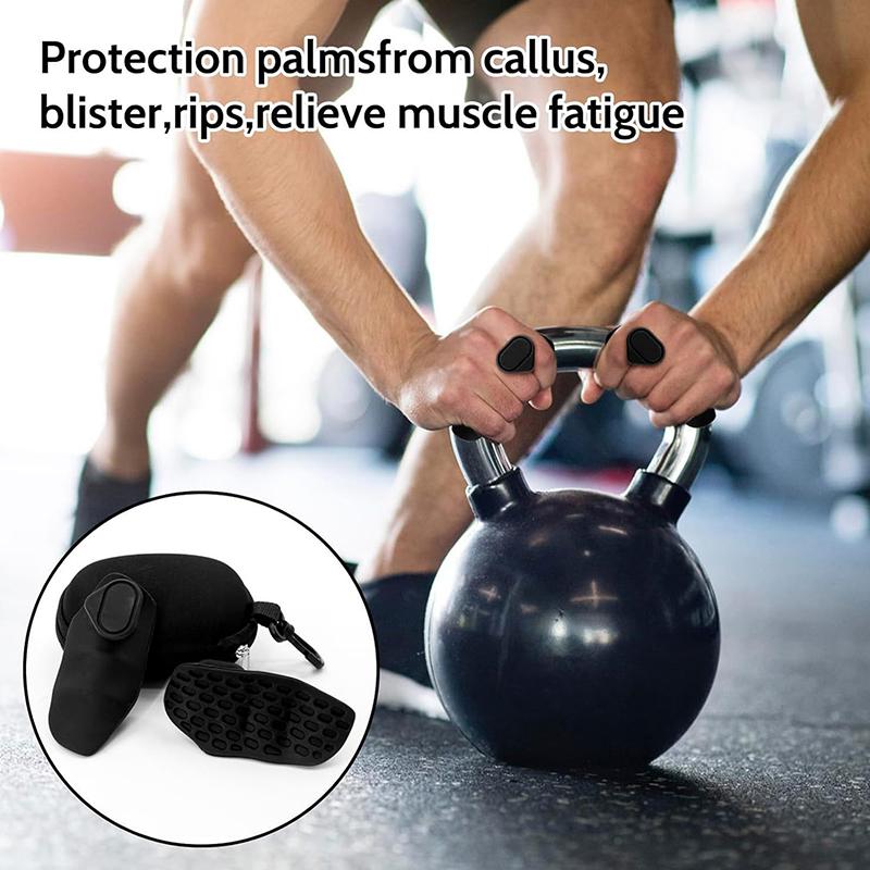 Workout Glove Gym - 2 個ジムグリップ滑り止めグリップ重量挙げグローブポータブルフィンガートレーナーコンフォートワークアウトグリップダンベルリフティングエクササイズ用