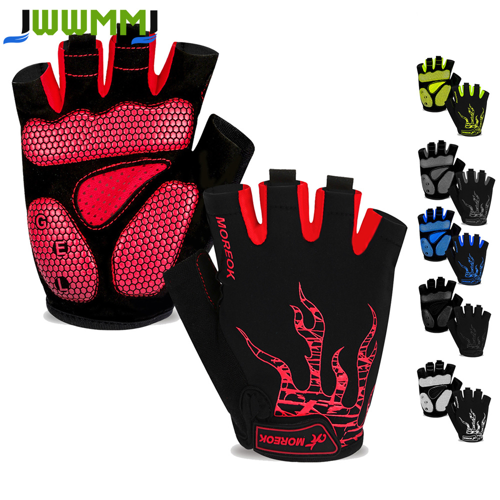 1組のサイクリンググローブ、ハーフフィンガーロードバイクMT - Workout Glove Gym のレビューと価格