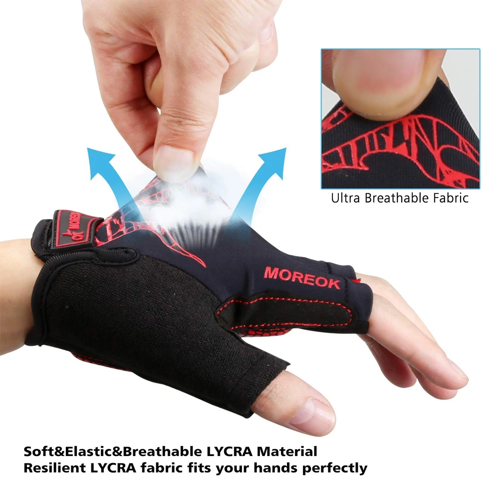 1組のサイクリンググローブ、ハーフフィンガーロードバイクMT - Workout Glove Gym のレビューと価格