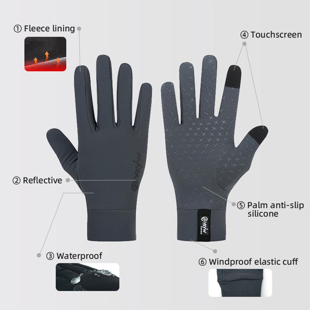 YKYWBIKE 冬用サイクリンググローブ ユニセックス タ - Cycling Glove Padded のレビューと価格