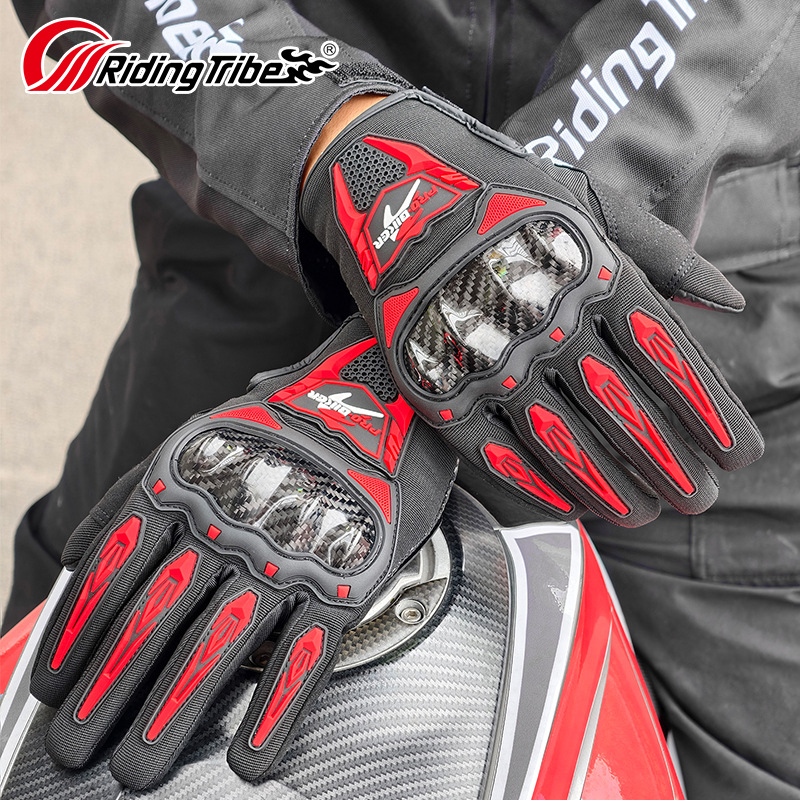 RidingTribe バイクグローブ 新しい夏用バイクグロ - Motorcycle Glove Knuckle のレビューと価格