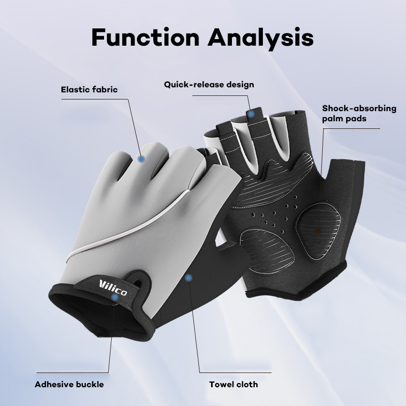 夏通気性サイクリング手袋ワークアウトジム手袋男性女性重量挙げ - Workout Glove Gym のレビューと価格