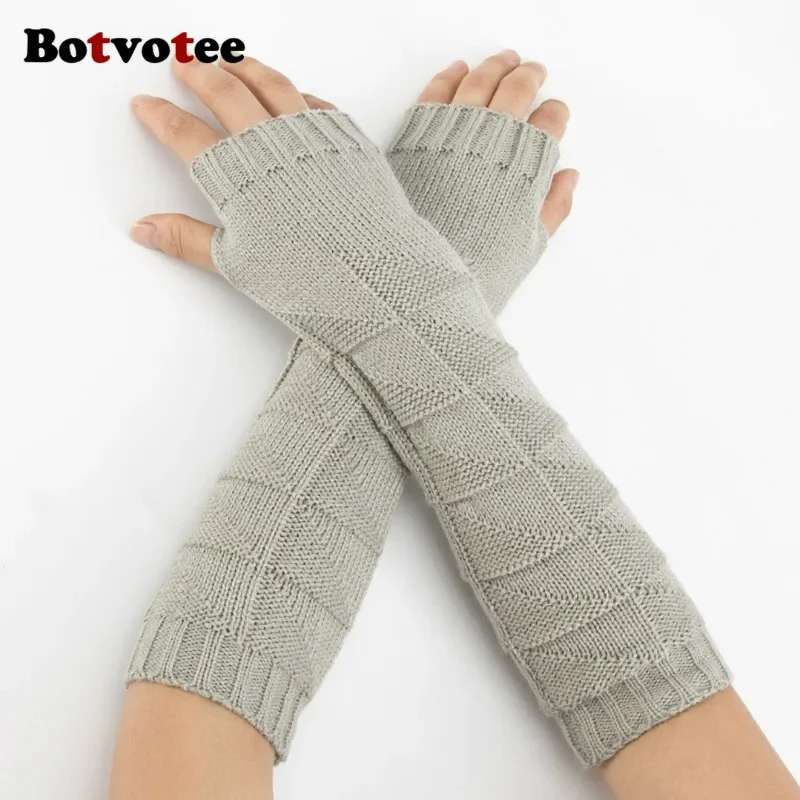 Botvotee Y2k チャンキーニット アームウォーマー - Fingerless Glove Knit のレビューと価格